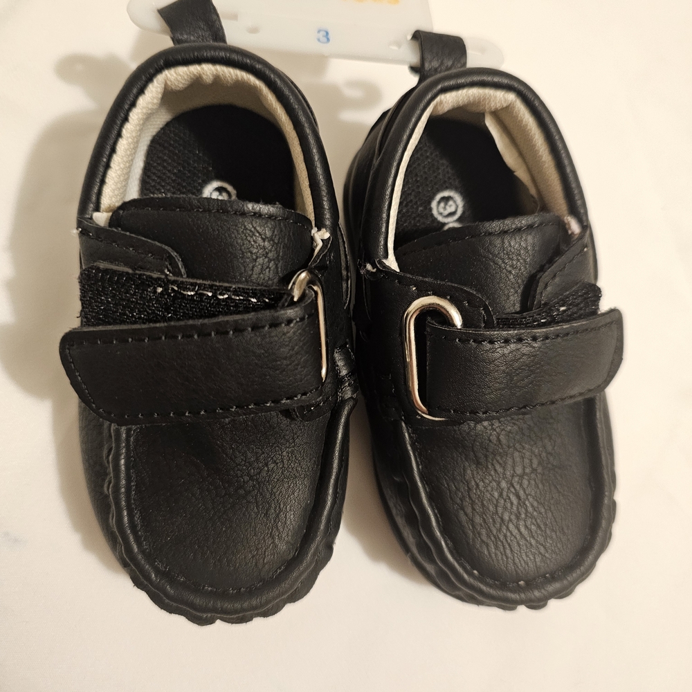 Classic Black Baby Walker Shoes